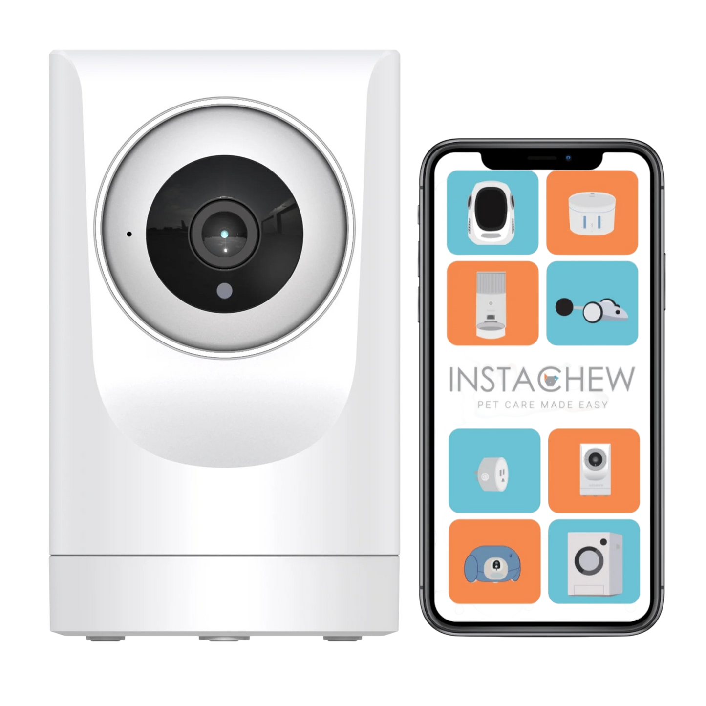 Purrsight 360° Smart Wireless Pet Camera - Experience 1080P HD Video, Two-Way Audio, and Mobile Control for Ultimate Indoor Security