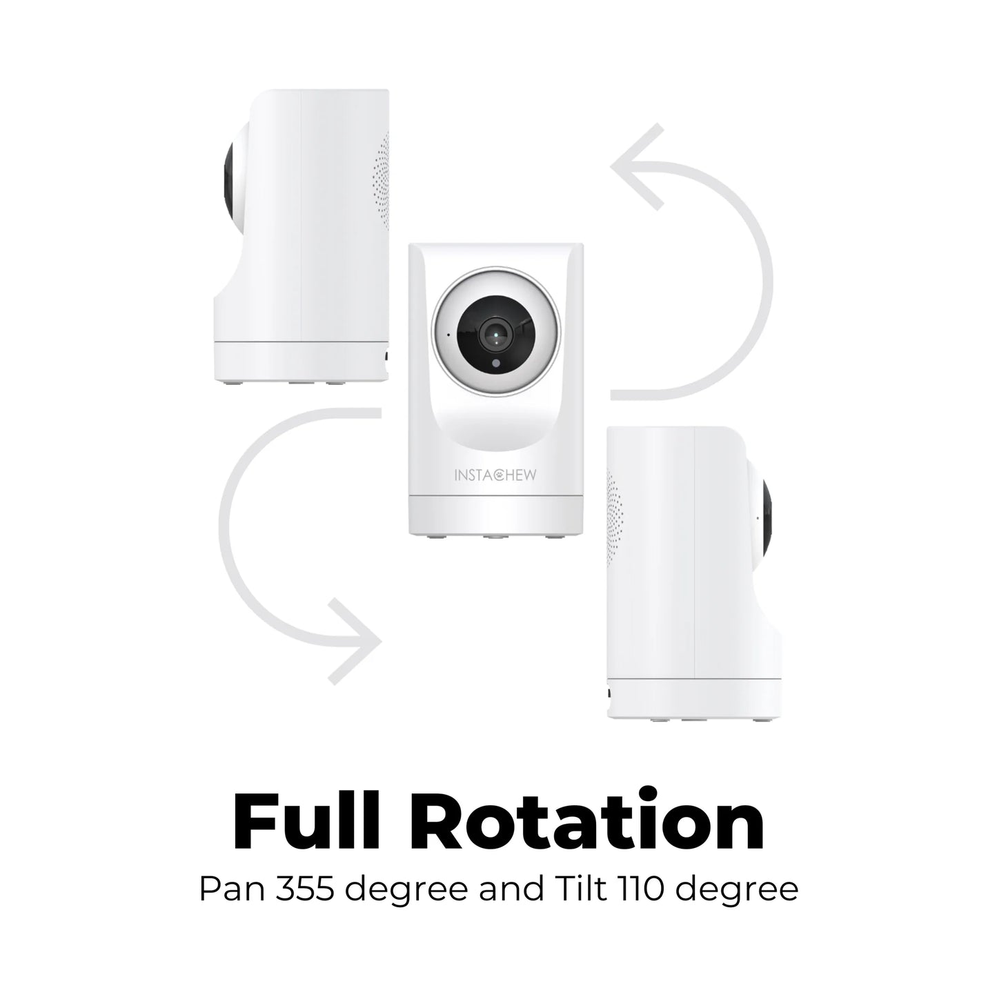 Purrsight 360° Smart Wireless Pet Camera - 1080P HD Video, 2-Way Audio & Mobile App for Indoor Security